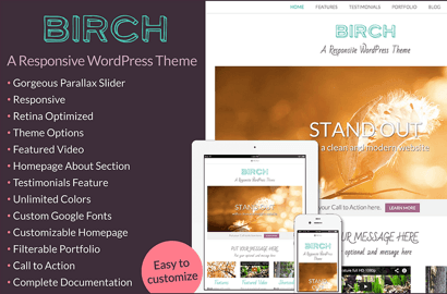 Birch WordPress Theme